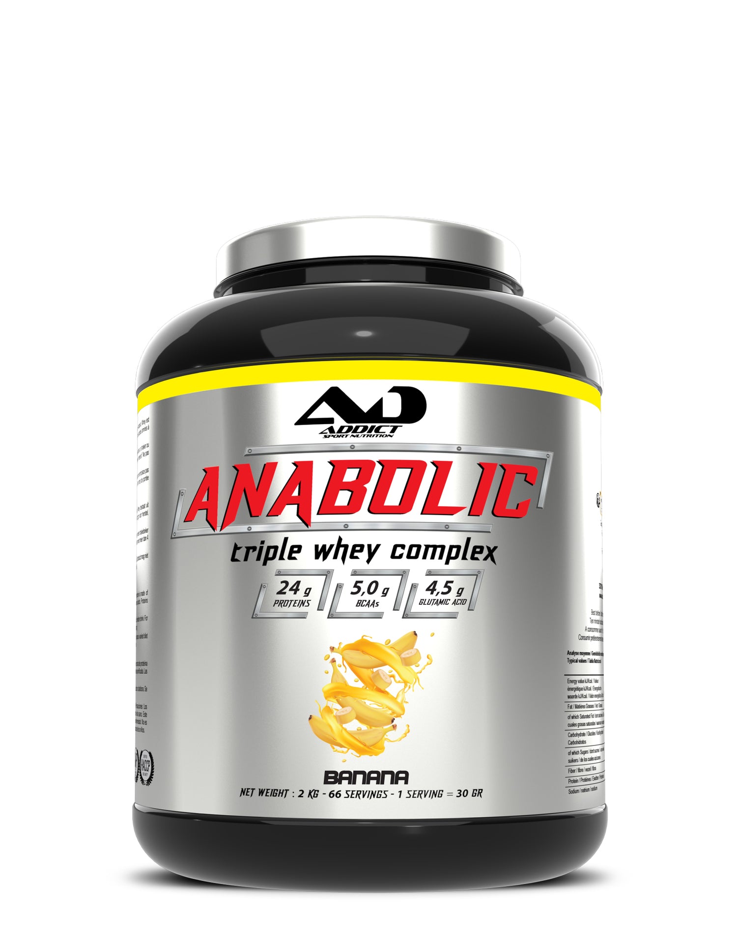 ANABOLIC WHEY COMPLEX : Tri protéines