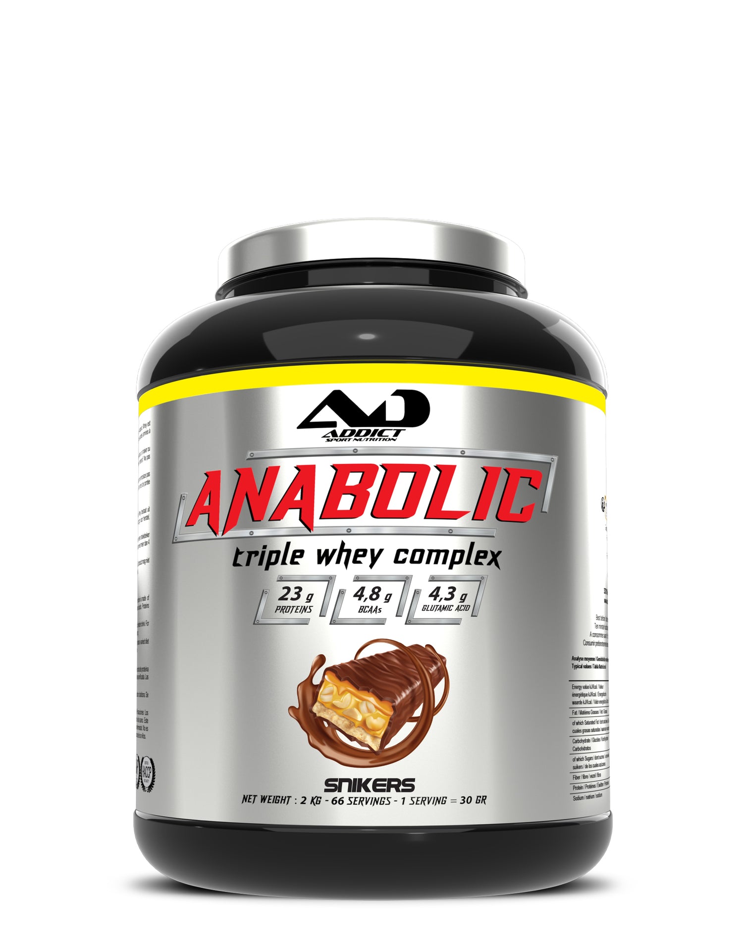 ANABOLIC WHEY COMPLEX : Tri protéines