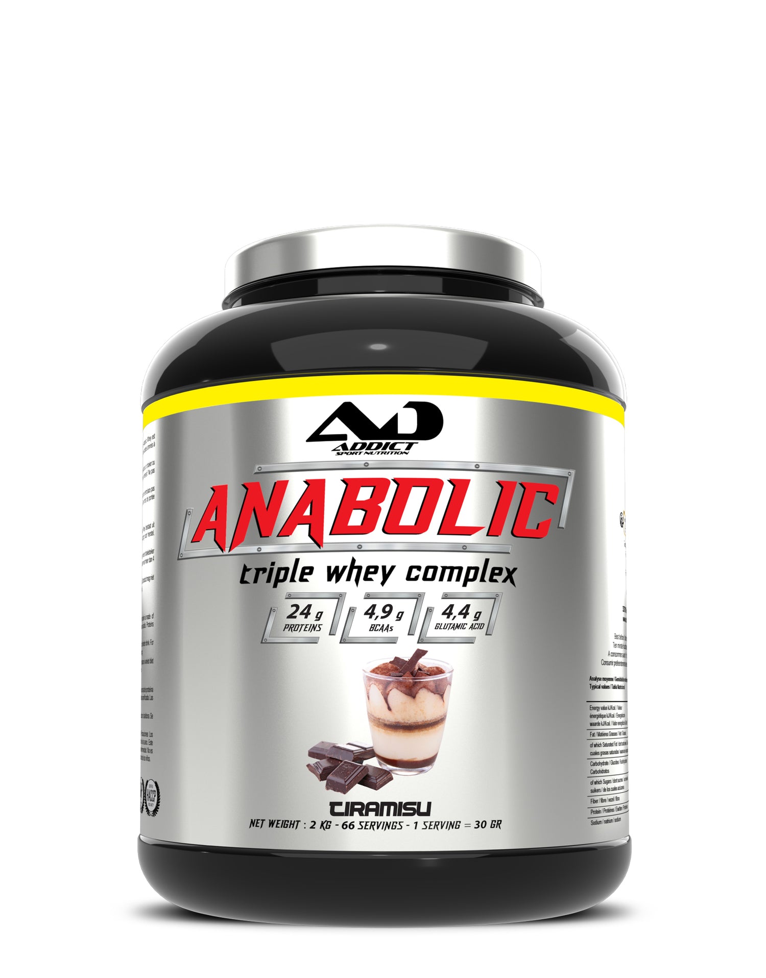 ANABOLIC WHEY COMPLEX : Tri protéines