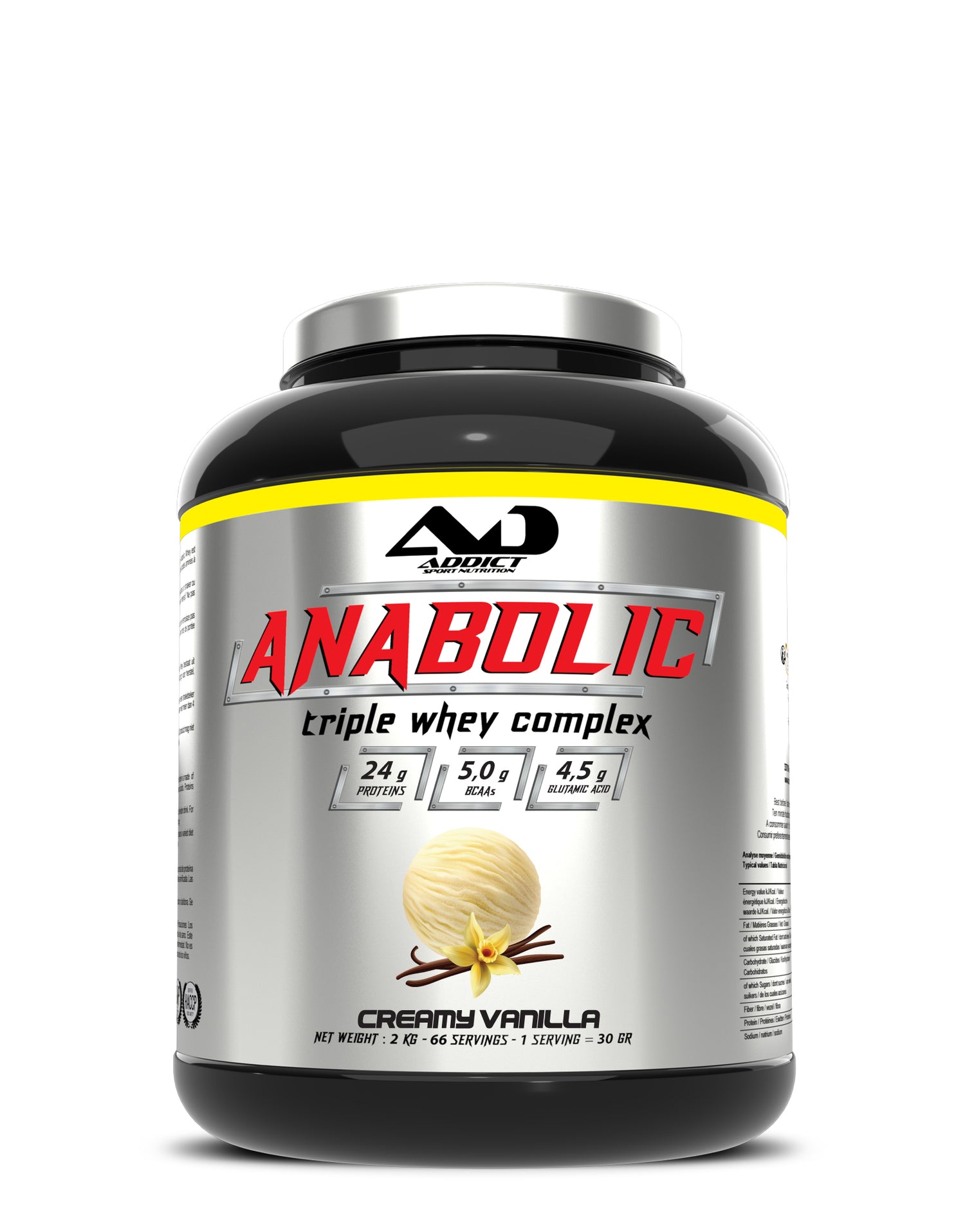 ANABOLIC WHEY COMPLEX : Tri protéines