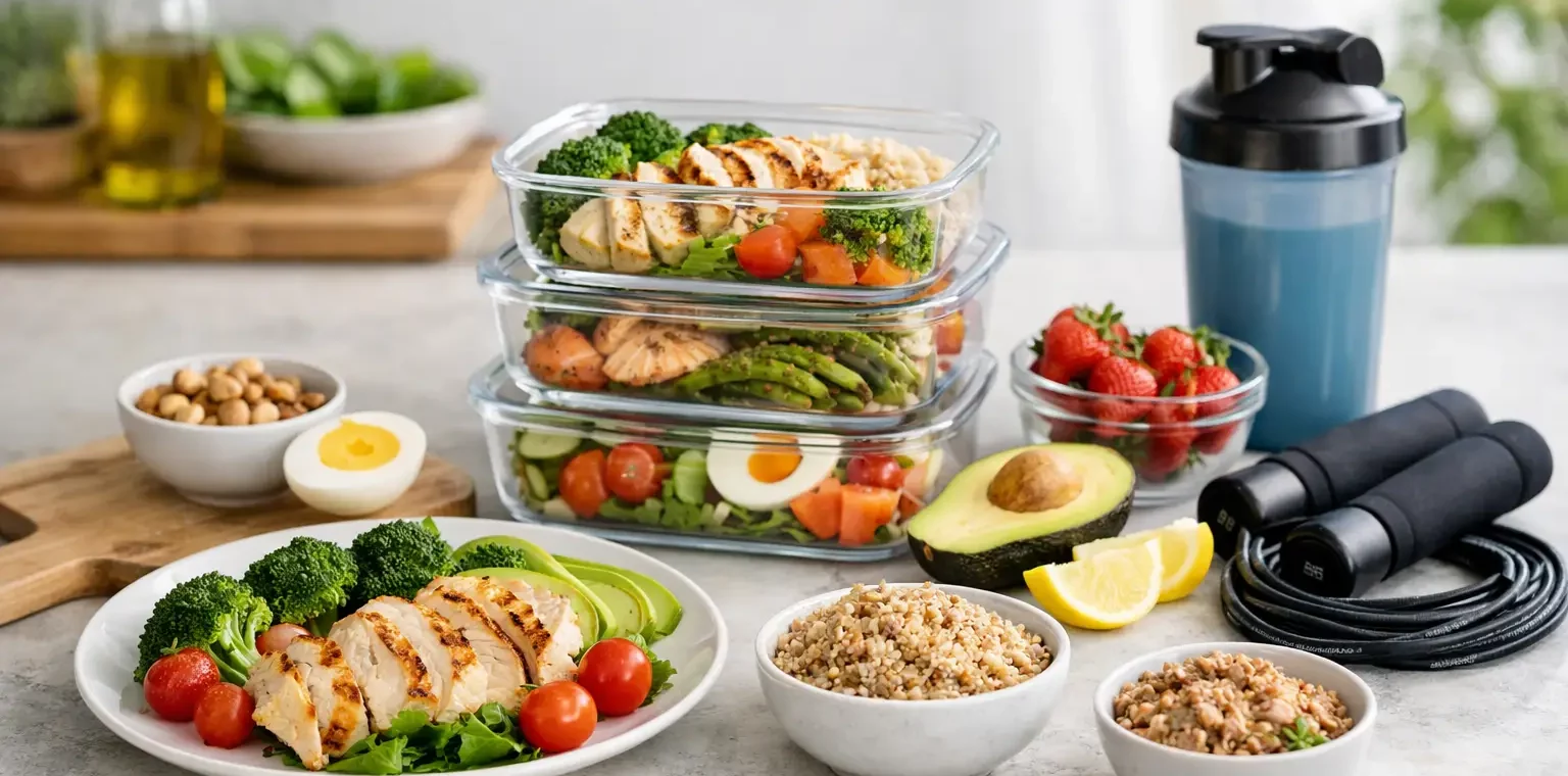 Exemple de programme nutrition sèche sur 7 jours