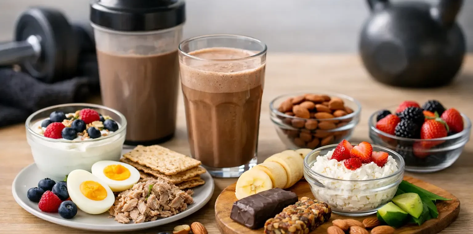 8 exemples de collation après musculation
