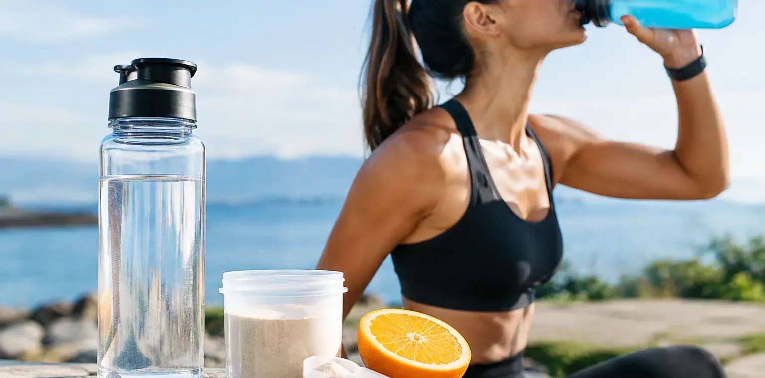 Électrolytes eau sportive pour mieux performer